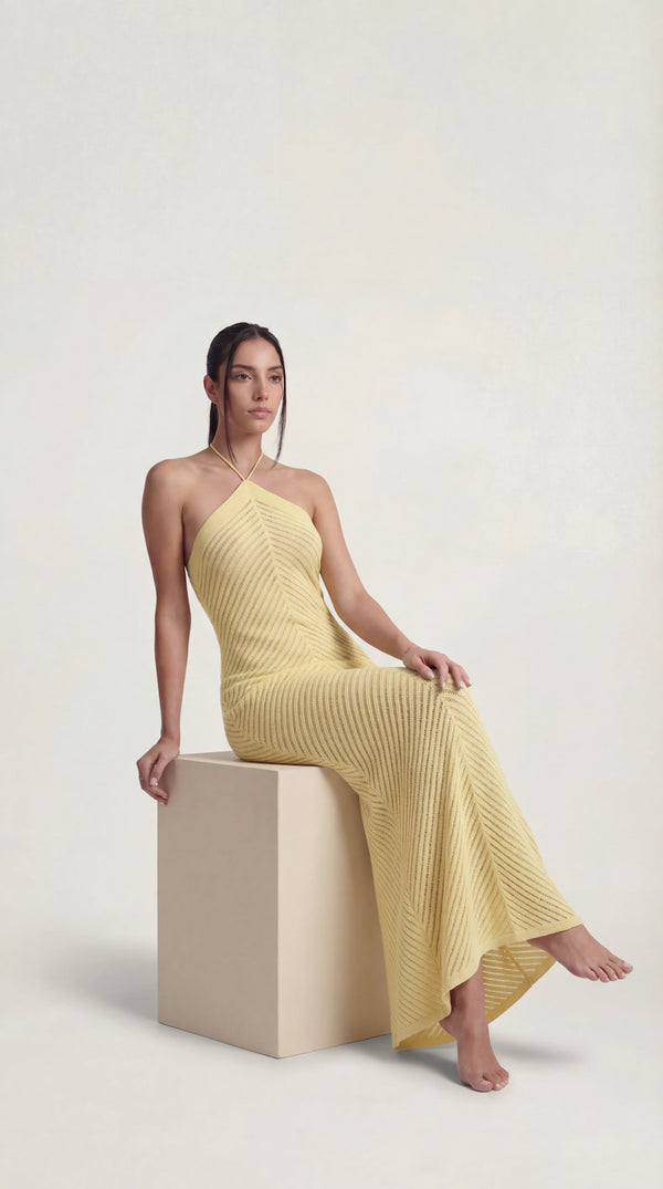 Crochet Maxi Dress Femme Wren