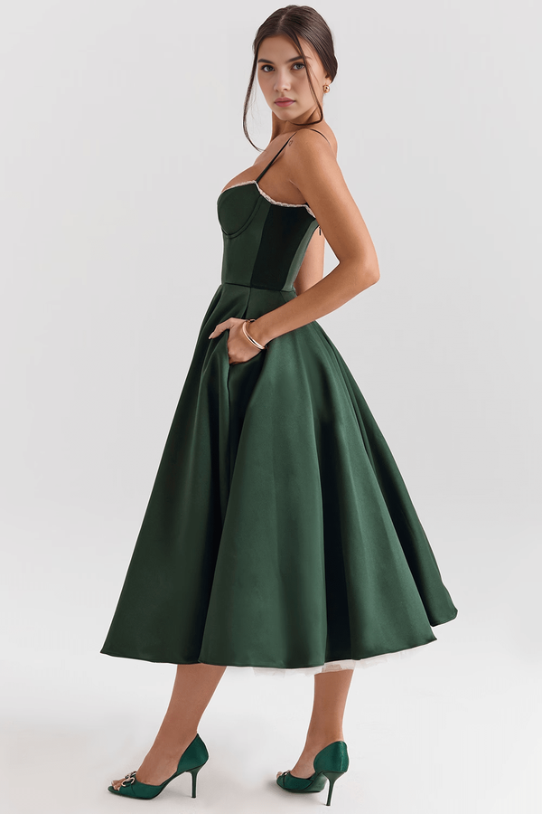 Bella Midi Dress - Double Layer