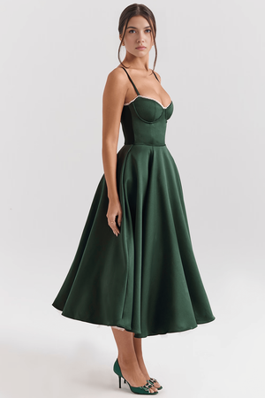 Bella Midi Dress - Double Layer
