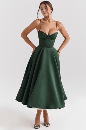 Bella Midi Dress - Double Layer