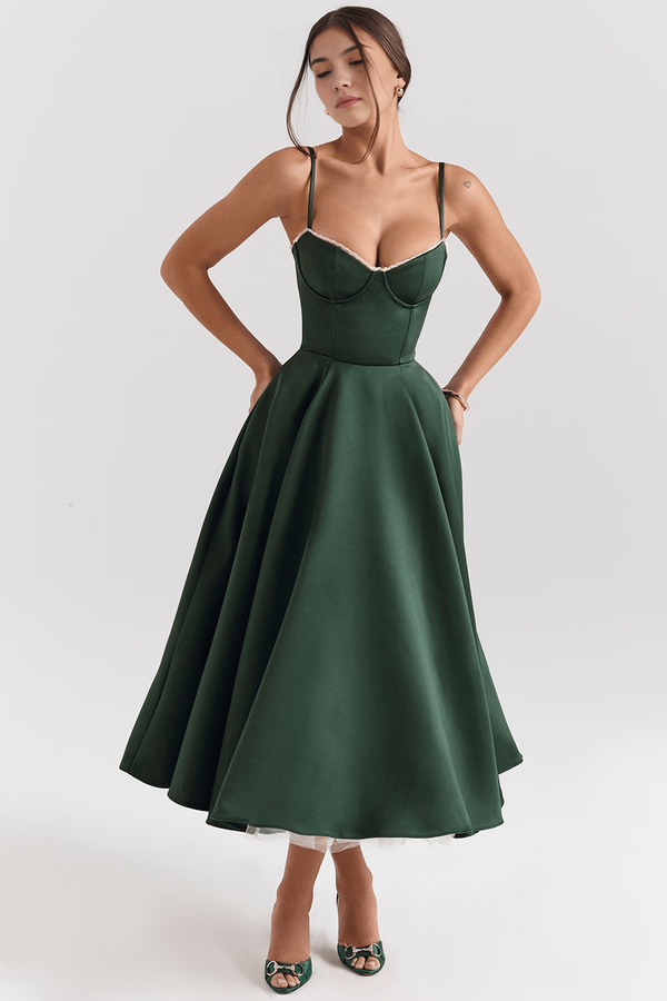 Bella Midi Dress - Double Layer
