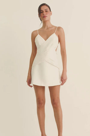 Nofri Verstellbares, schmal geschnittenes Minikleid