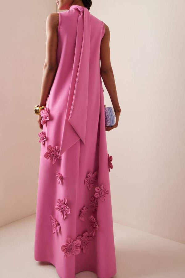 Amelia Floral Embellished Maxi Dress