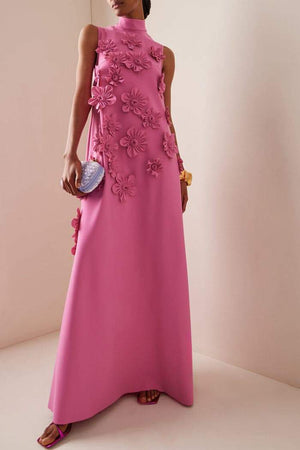 Amelia Floral Embellished Maxi Dress
