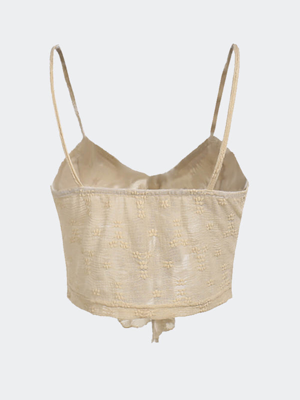 Luxe Halter Lace Top