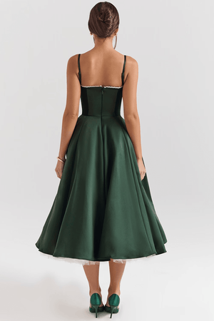 Bella Midi Dress - Double Layer
