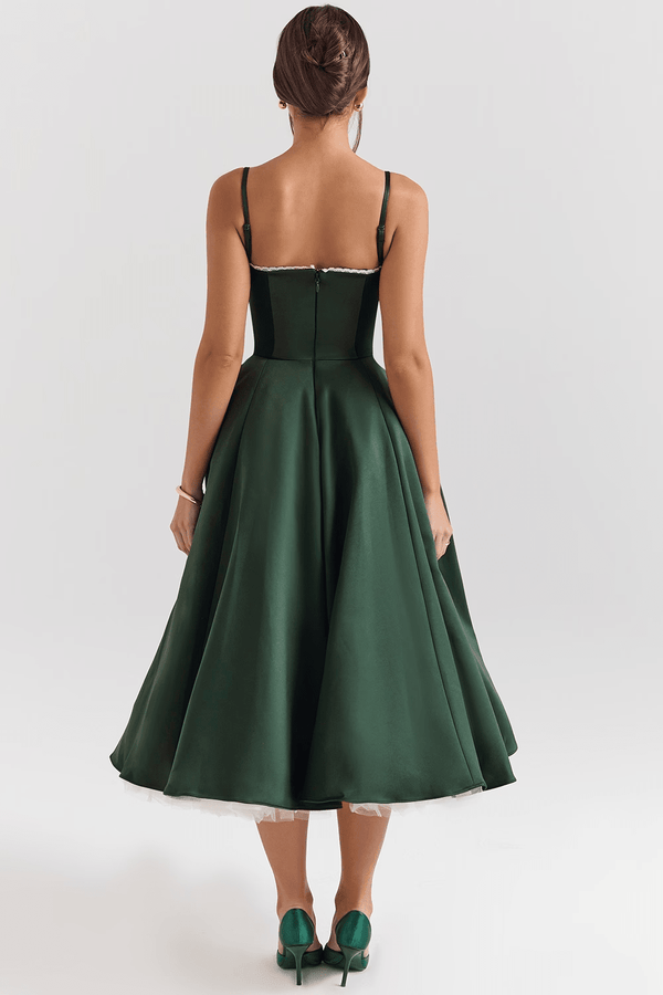 Bella Midi Dress - Double Layer